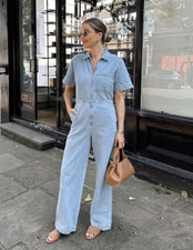 ZARA WOMAN NEW MID-BLUE Z1975