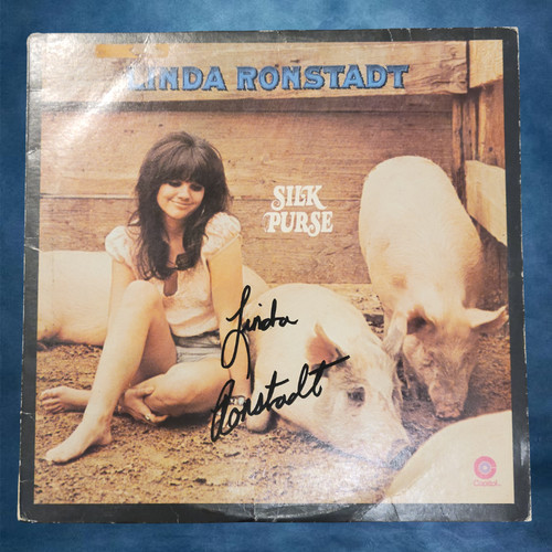 Linda ronstadt signed vinyl - linda,