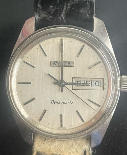 Vintage wyler dynaquartz watch - dynaquartz,