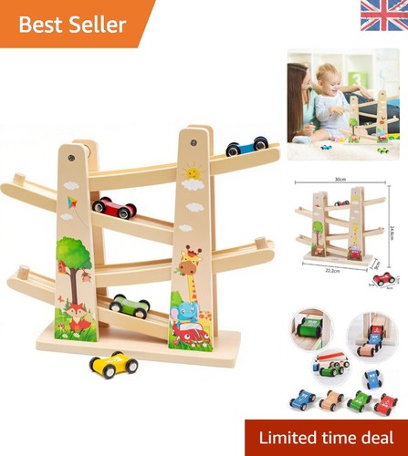 Interactive wooden car - wooden,