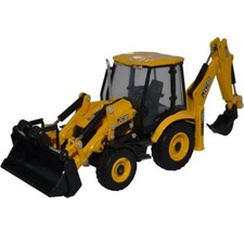 1:76 Scale Oxford Diecast JCB Eco Backhoe Loader OO Gauge Model Digger 763CX004