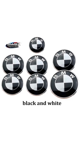 Bmw badge set - set, black