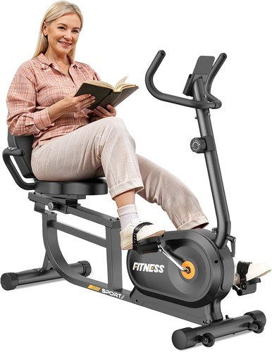 Recumbent exercise bike - recumbent,