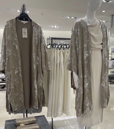 Zara sequin floral satin - sequin,