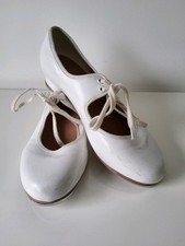 Girls White Bloch 330 Lace Up