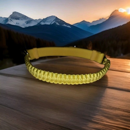 Viz yellow bitless bridle - hi,