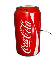 Coca Cola Vintage Mini Fridge Retro 240v / 12v Round 48cm Fully Tested Working