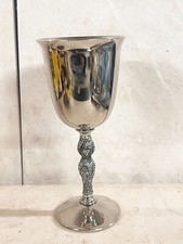 VINTAGE FALSTAFF SILVER PLATE LONG STEM WINE GLASS GOBLET