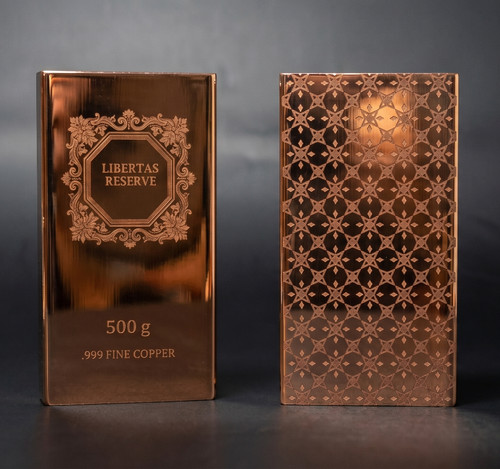 500g copper bullion bar - 500g,