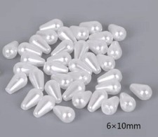 Asst Sizes White Pearlescent