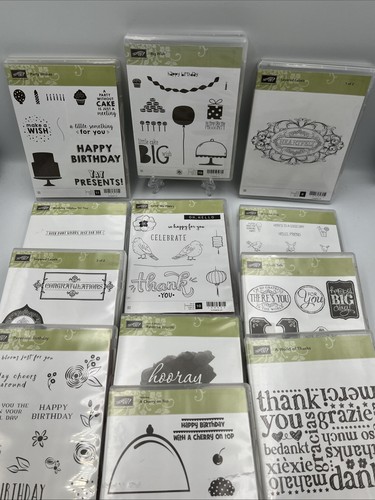 Job lot stampin - lot, 12