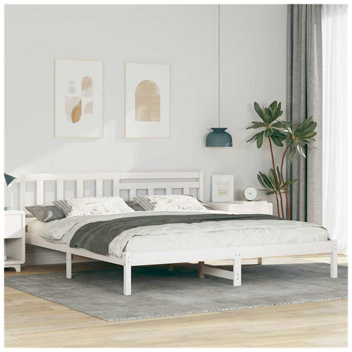 Bed frame solid - solid, wood