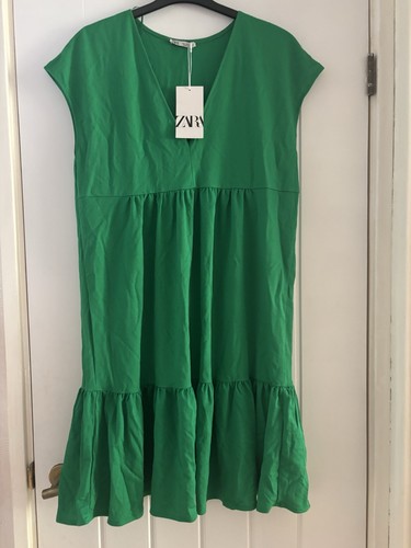 Bnwt zara green summer dress - bnwt,