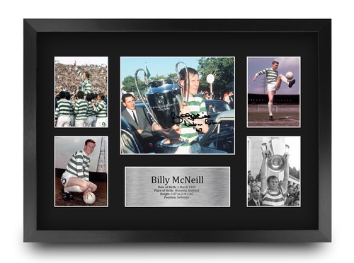 Billy mcneill signed celtic - signed, a3