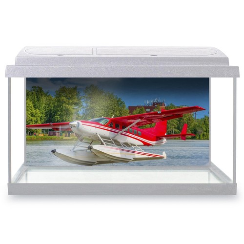Fish tank background seaplane - fish,