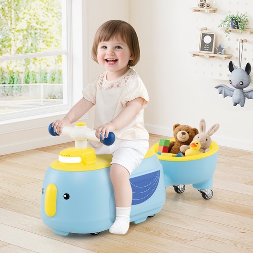 Kids penguin ride car with - ride,