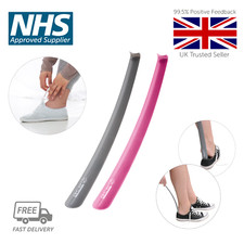 Long Handled Shoe Horn Plastic Shoehorn Shoe Remover Mobility Aid Easy Grip UK