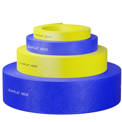 Blue pvc layflat - blue,