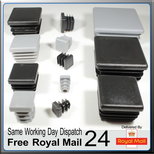 Square end caps plastic - , for