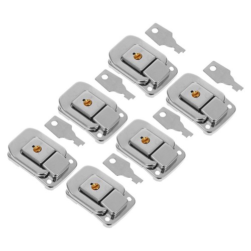 6pcs reusable metal padlock - metal,