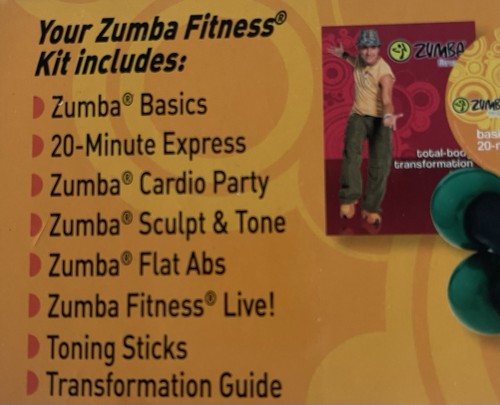 Zumba fitness kit toning - zumba,