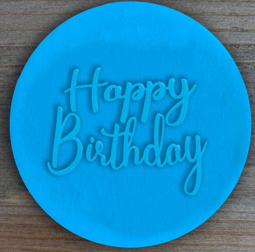 Happy birthday cookie - cookie, stamp