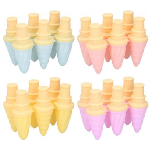Ice lolly cream maker mold - cream,