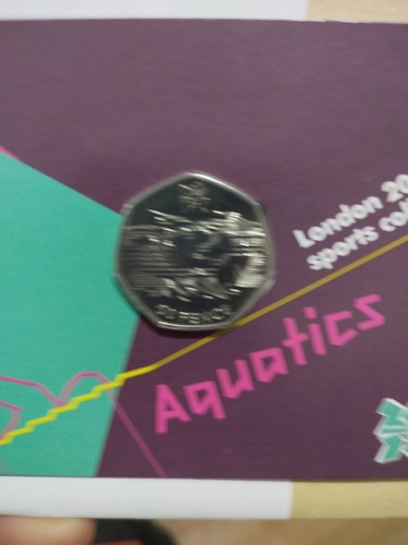 Olympic 50p coins 2011 fifty - olympic,