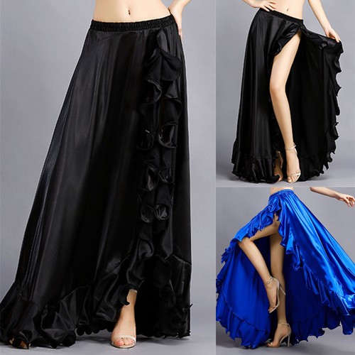 Lady belly dance split lotus - belly,