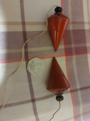 Vintage plumb bob - x,