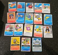 CLUB PENGUIN Topps  Card-Jitsu x17  (inc 3 RARE FOIL POWER) SNOW GLOBE IGLOO