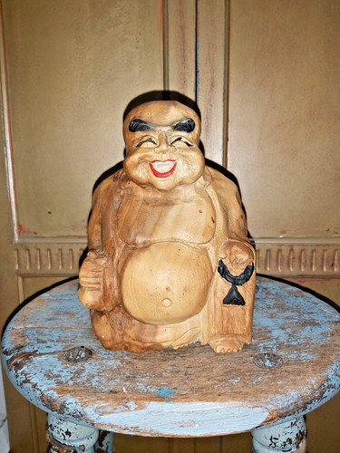 Vintage hand carved wooden - carved,