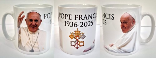 Pope francis tribute mug - tribute, b