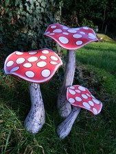 Wooden Mushroom Toadstool