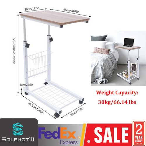 Bed side table - side, hospital