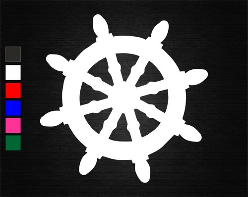 Pirate ship wheel vinyl - pirate,