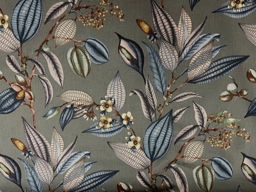 Seed pod floral fabric - seed,