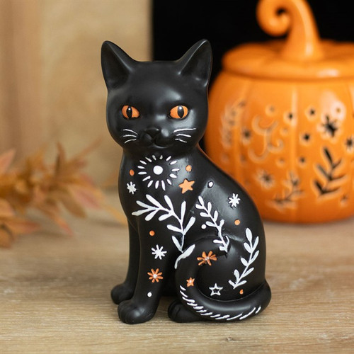 Frightful folk black cat - black,