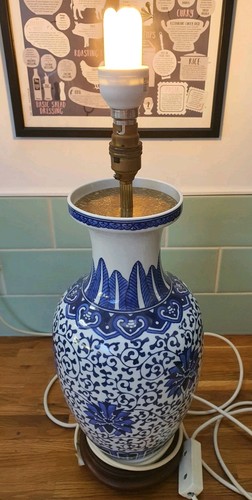 Vintage blue white chinese - blue, &
