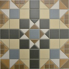 Dorset Marron 31.6cm x 31.6cm Floor Tile £26.99 per Sq MT