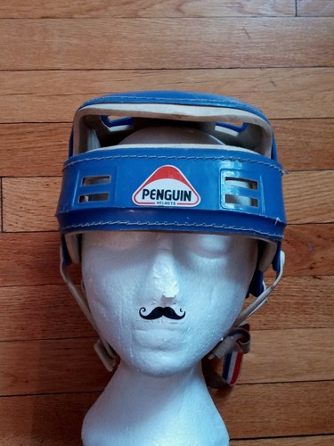 Rare 70s penguin helmet - helmet, hockey