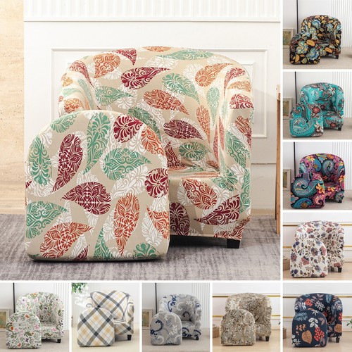 Printed tub chair covers - tub,