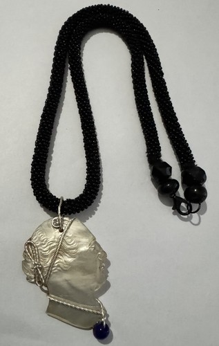 Georgain cameo pendant goddess - georgain,
