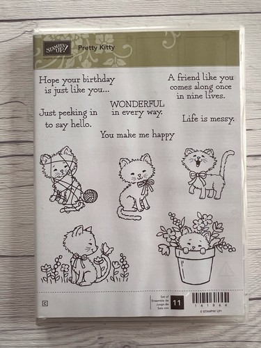 Stampin pretty kitty - pretty,