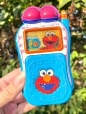 Vintage 2002 Mattel Sesame Street Elmo / Elmos World Phone Telephone Figure Toy