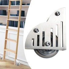 Rolling Library Ladder Hardware Round Tube Sliding Library Hardware Sturdy