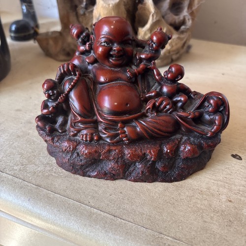 Laughing buddha statue - laughing,