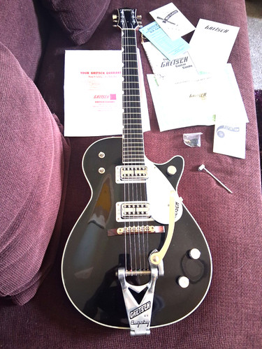 Gretsch power jet black gloss - gretsch,