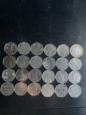 50 Pence Coins Joblot
