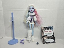Monster High Abbey Bominable 1st First Wave Black Elastic Bag Stand  Diary 